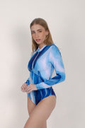 Kite suit blue waves
